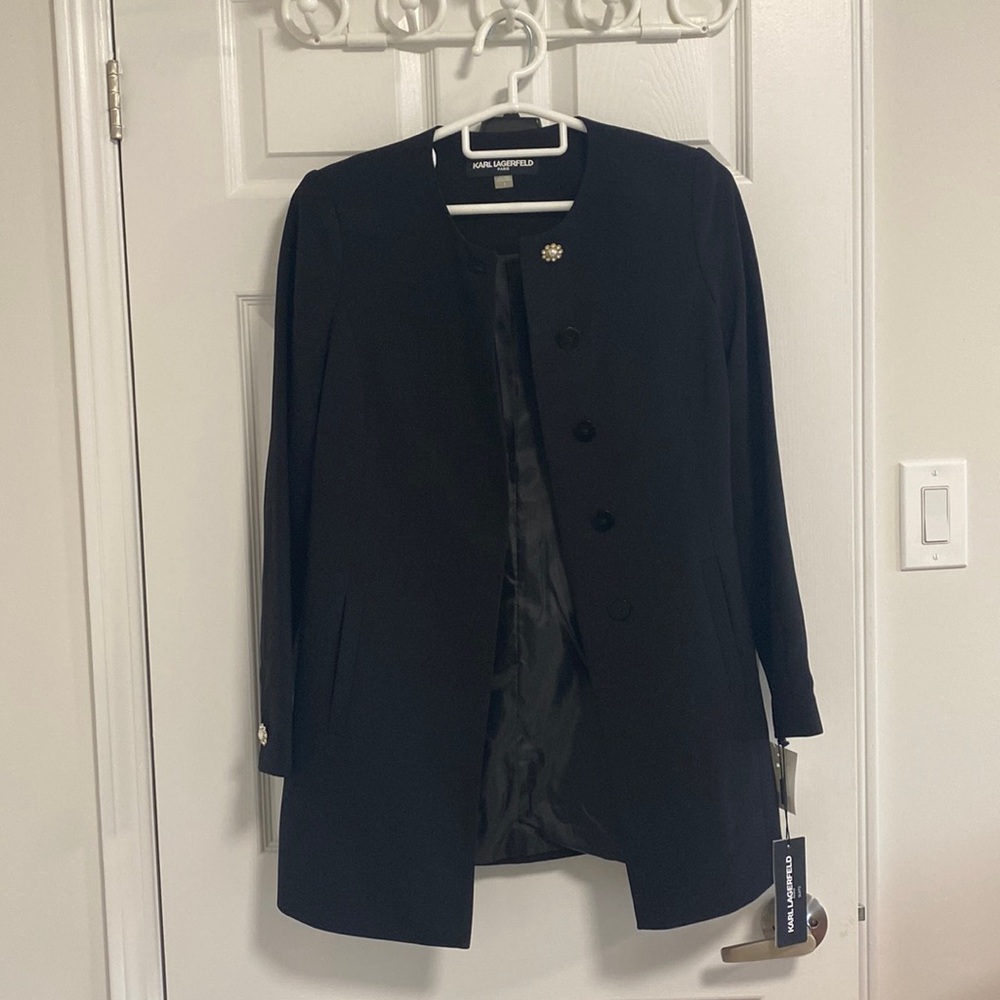 Karl Lagerfeld Black Suit Jacket
